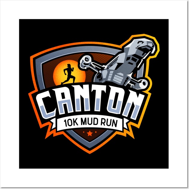 Canton Mud Run Wall Art by BignellArt